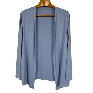 Baleaf Women's Large Blue Open Front Cardigan Long Sleeve Athletic Pockets